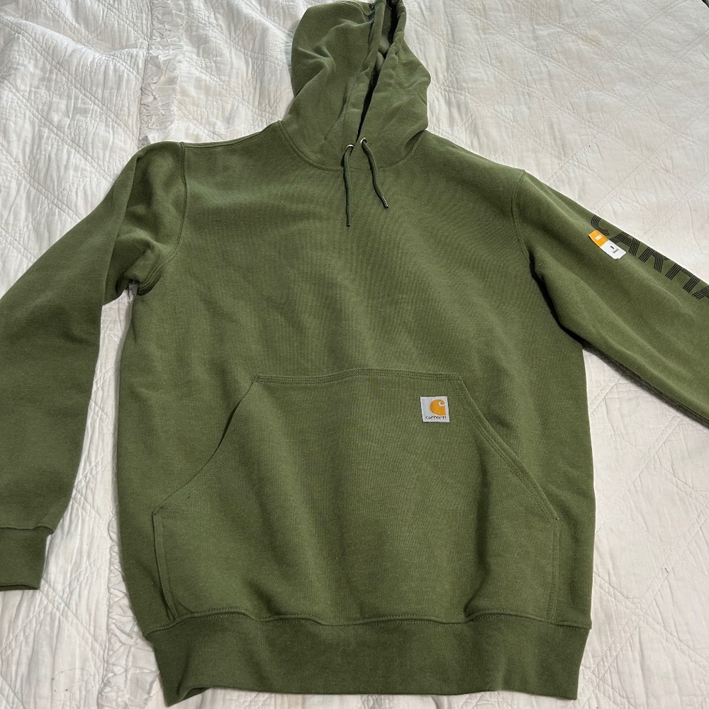 CARHARTT Loose Fit Midweight Logo Graphic Sweatshirt/Hoodie